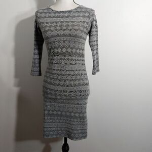 BDG Greek Key Aztec Embroidered Tapestry Bodycon Dress Size S